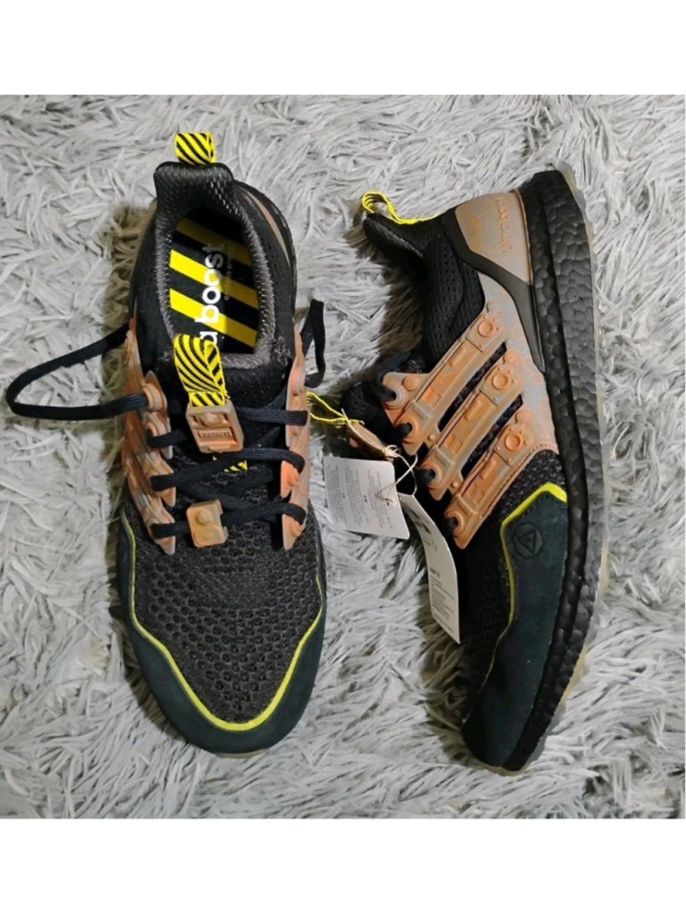 NWOB Adidas UltraBoost 1.0 Fortnite Edition Battle Bus Men Size 10 Black JQ0718